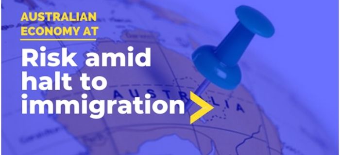 Australian economy at risk amid halt to immigration