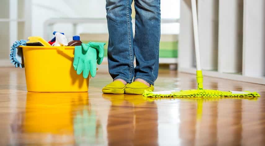 how to clean a house professionally