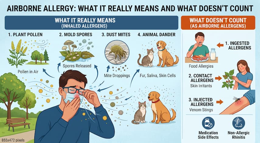 Airborne Allergy: What It Really Means and What Doesn’t Count