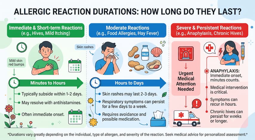 How Long Do Allergic Reactions Last?