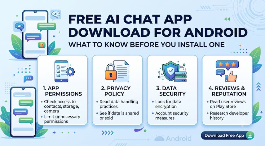 AI Chat App Free Download for Android What to Know Before You Install One