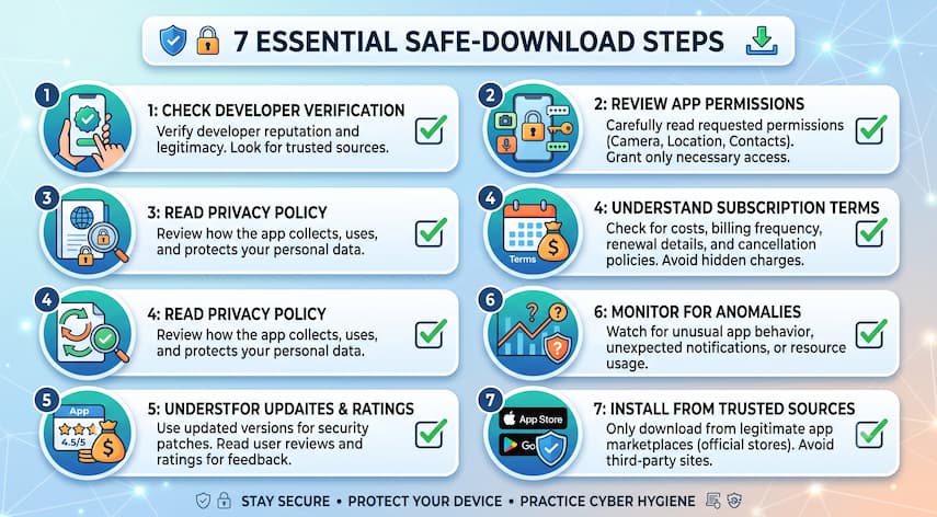 AI Chat App Free Download for Android: What to Know Before You Install One 3 Checklist for safely downloading an AI chat app on Android